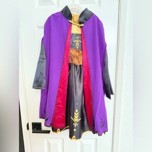 NEW Disney Anna Frozen Costume with Cape